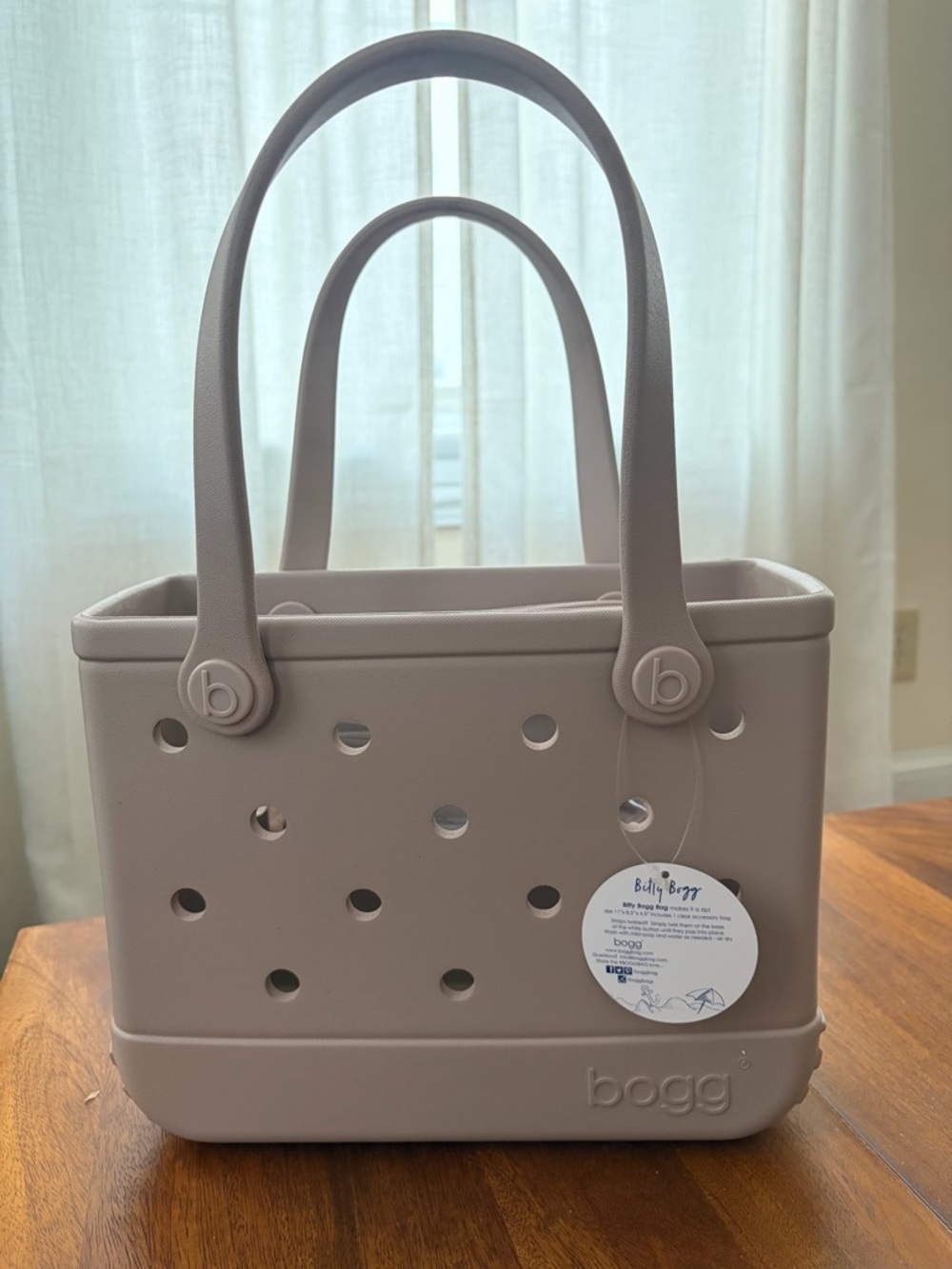 Bitty Bogg Bag small tote in Mushroom